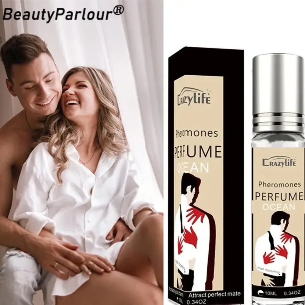 NWT! Crazy Life Ocean Pheromone Roll On Pure Instinct Perfume
